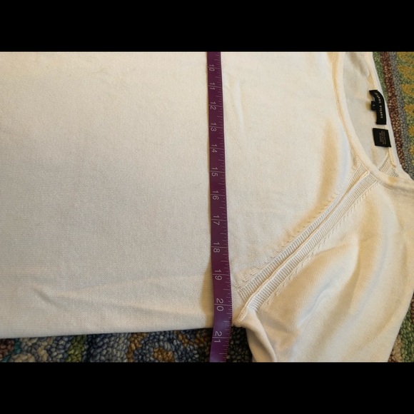 Bell Sleeved White Sweater NWOT - Picture 5 of 6